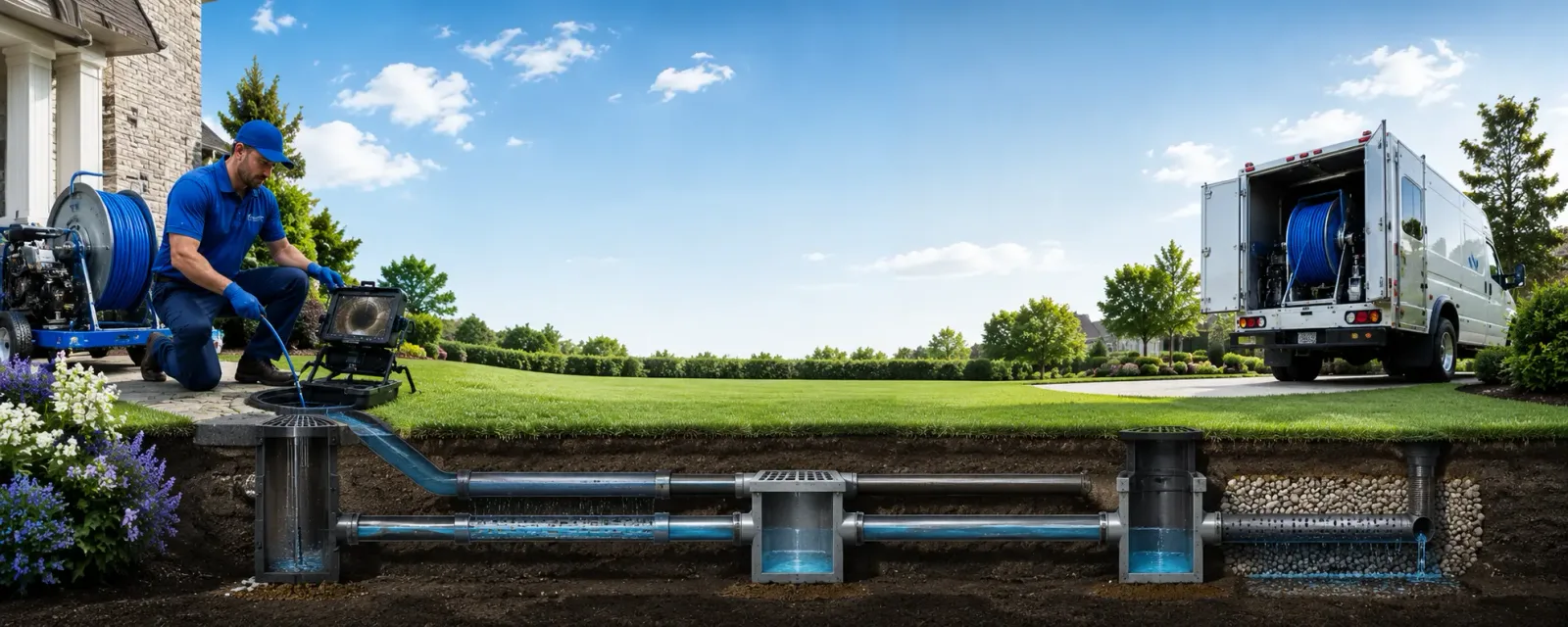 Outdoor drain cleaning information for Hollis, OK